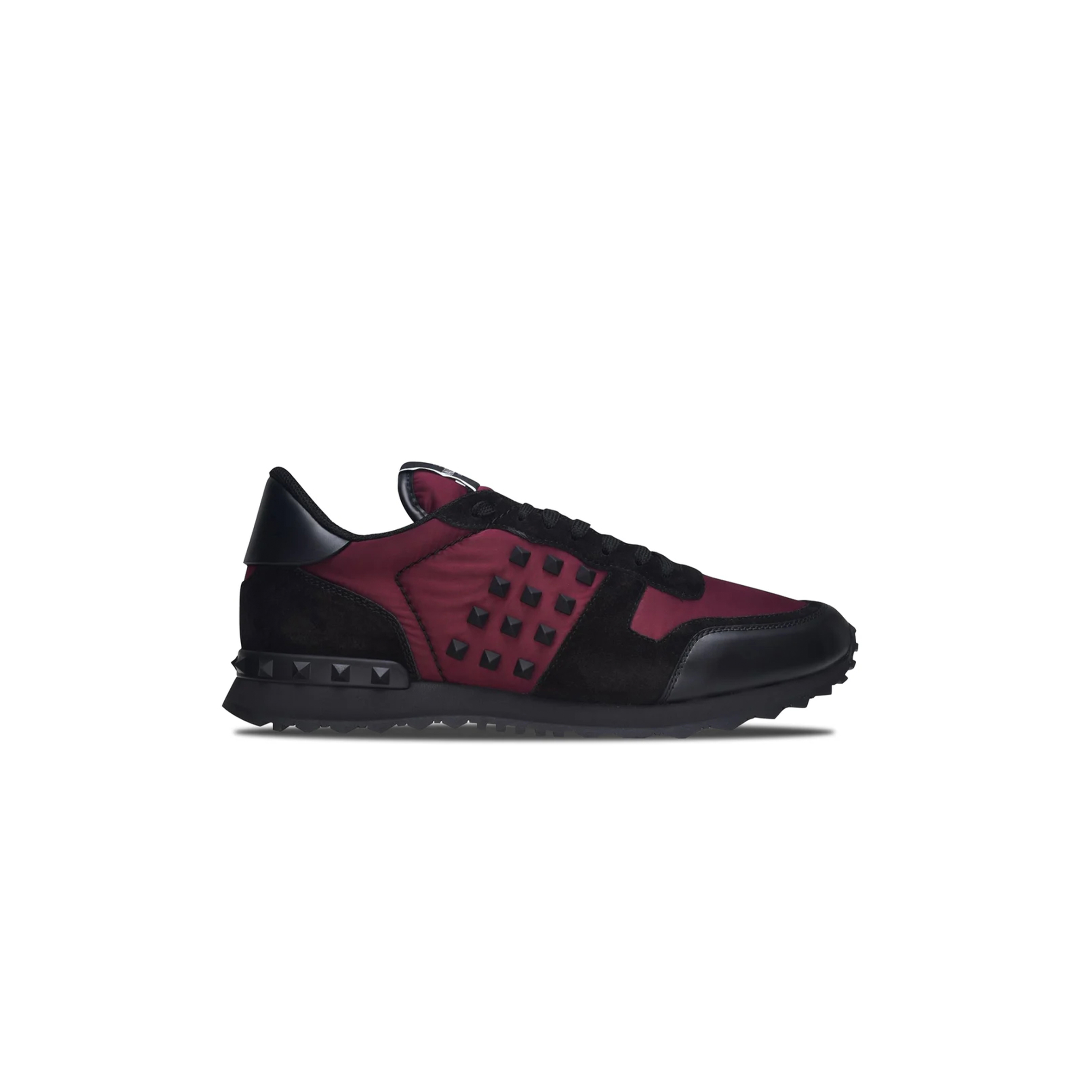 Va1e*ntin0 nylon rockstud sneakers 1y2s0748vbu24d